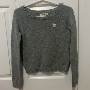ABERCROMBIE KIDS GRAY SPRAKLY SWEATER